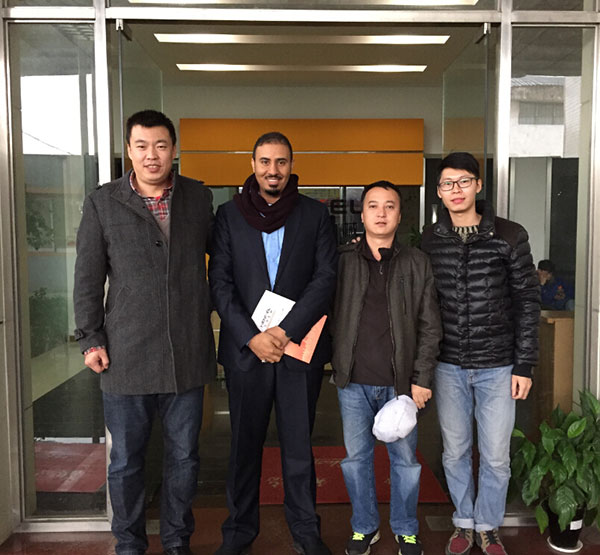 漢高機(jī)械不銹鋼焊管機(jī)，內(nèi)整平機(jī)，光亮退火設(shè)備意向客戶來訪